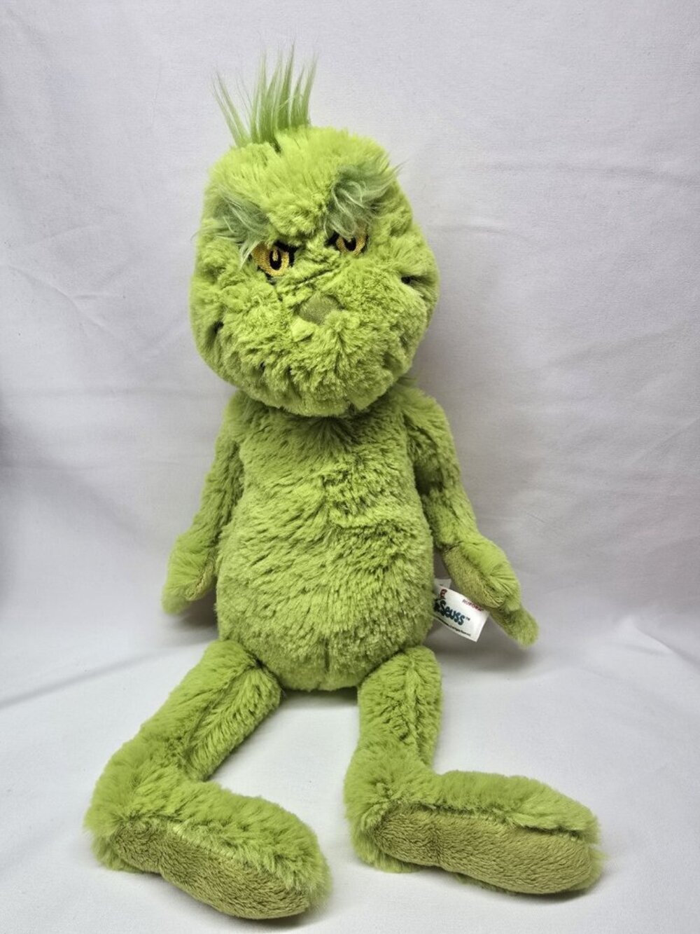 Aurora World Dr. Seuss The Grinch 15" Plush Stuffed Animal Toy Green